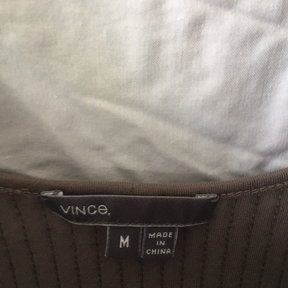 Vince spaghetti strap olive sequence tank. - Picture 3 of 3